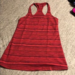 Red stripe lululemon tank